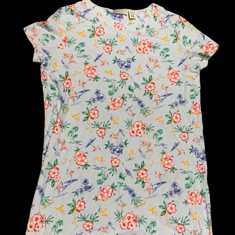 Hawaiian Print Nightgown